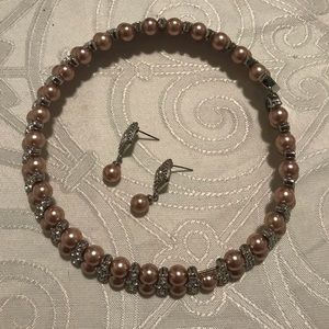 Choker beaded necklace